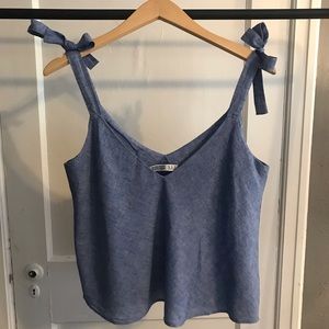 Zara Chambray tank top